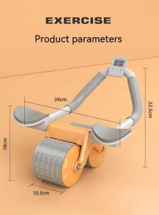 Core Strength Roller with Elbow Pads